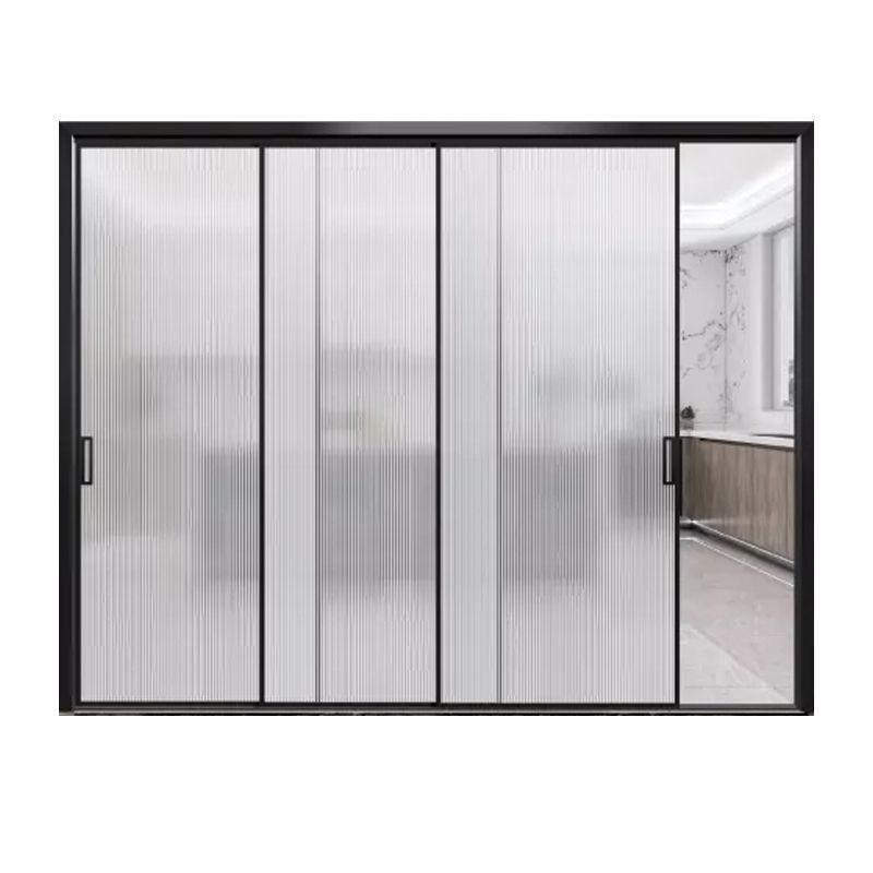 Puertas de vidrio correderas de aluminio con corte térmico y buena