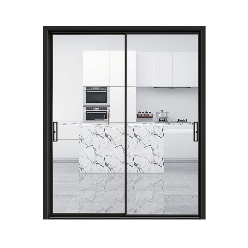 Puertas de vidrio correderas de aluminio con corte térmico y buena