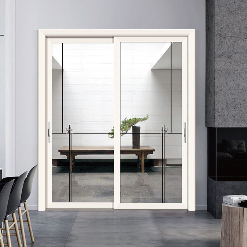 Puertas de vidrio correderas de aluminio con corte térmico y buena