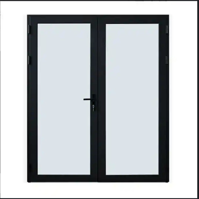 Diseño minimalista Puertas de carcasa de aleación de aluminio impermeables para el método de apertura oscilante