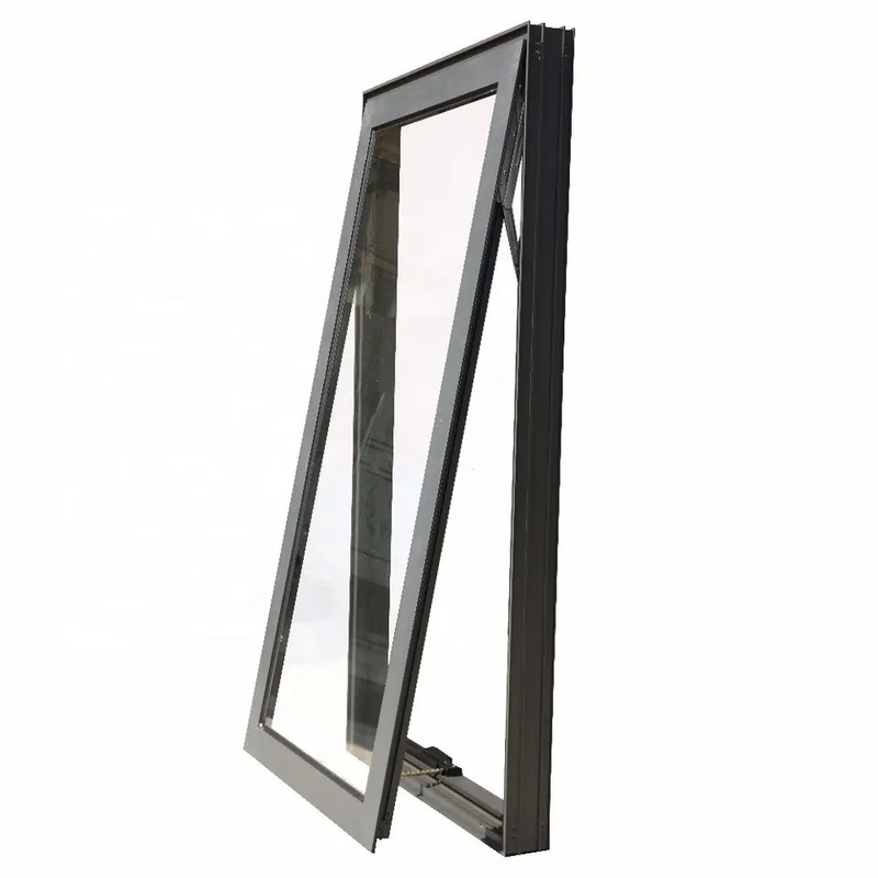 Puente roto de aluminio de perfil superior colgado y ventana de toldo para el Estándar australiano