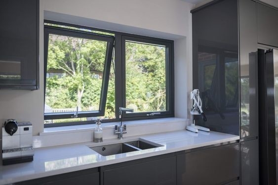 Ventanas de vidrio de aluminio para diseño doméstico