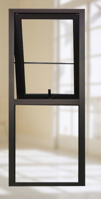 Nivel 8 estanqueidad al aire Aluminio Ventanas colgantes de arriba y abajo para cortinas colgantes en el diseño