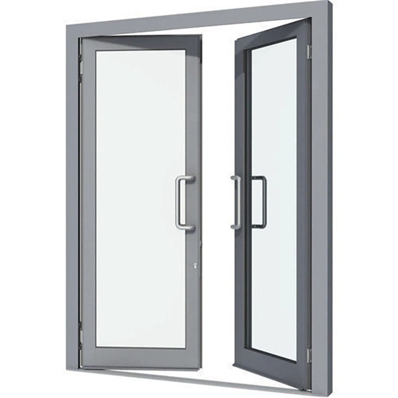 Puertas de aluminio con casquillo en estilo moderno contemporáneo para un grosor de pared de 1,4 mm