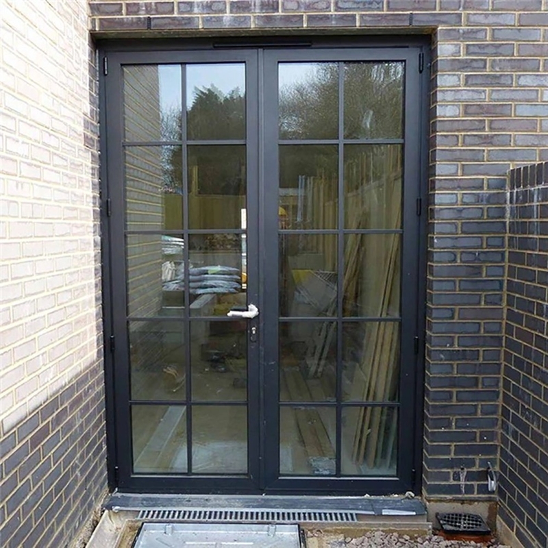 Puertas de aluminio con casquillo en estilo moderno contemporáneo para un grosor de pared de 1,4 mm