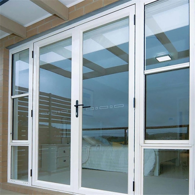 Puertas de aluminio con casquillo en estilo moderno contemporáneo para un grosor de pared de 1,4 mm