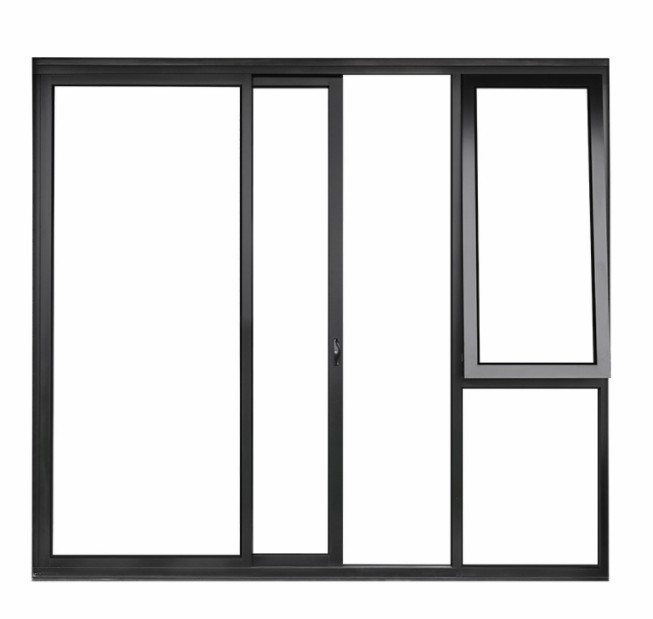 Avanzada I + D Ventana de aluminio de tipo cortina colgante con estanqueidad al aire de nivel 8