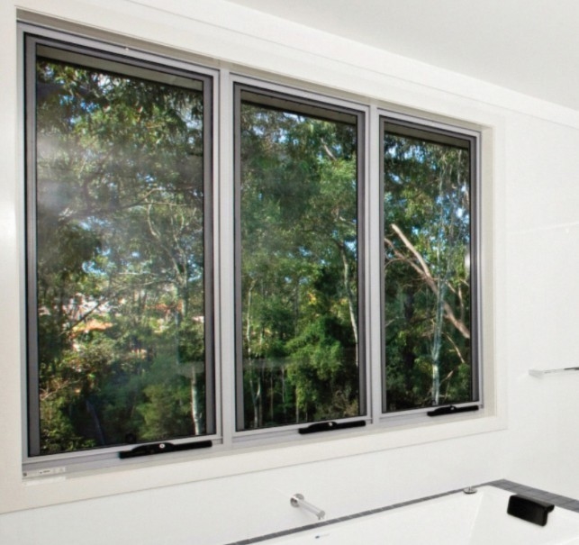 Avanzada I + D Ventana de aluminio de tipo cortina colgante con estanqueidad al aire de nivel 8