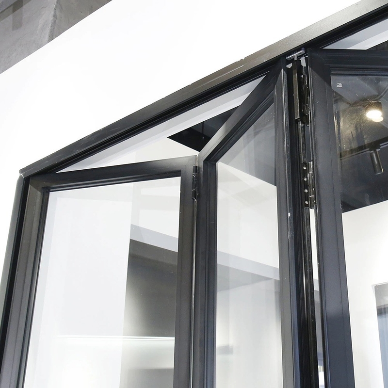 Puertas dobles de aleación de aluminio estilo moderno y personalizado con mejora de vidrio triplex