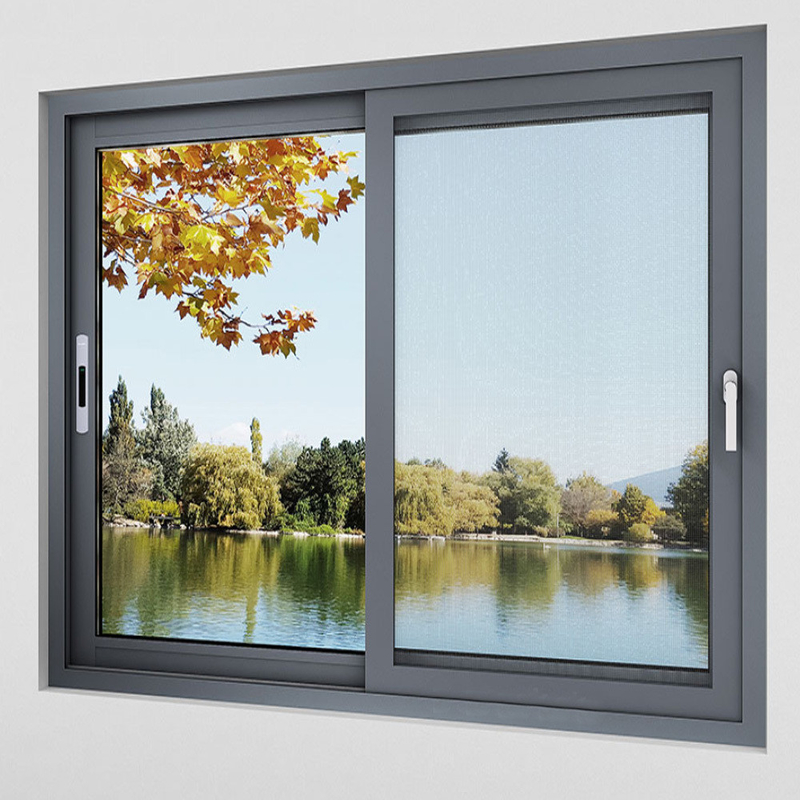 Proyecto de decoración para el hogar Ventanas corredizas de aleación de aluminio con estanqueidad al aire de nivel 8