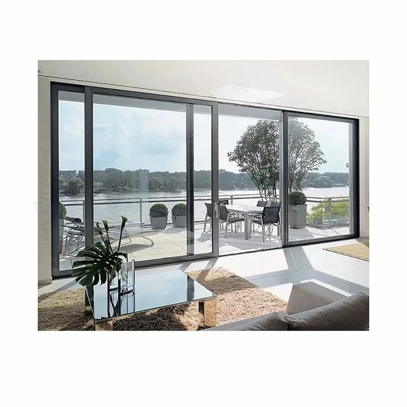 Estilo de diseño minimalista Puerta corredera de elevación de aleación de aluminio de alta precisión