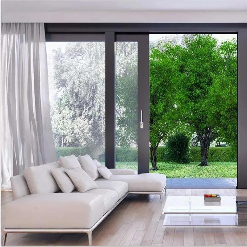 Estilo de diseño minimalista Puerta corredera de elevación de aleación de aluminio de alta precisión