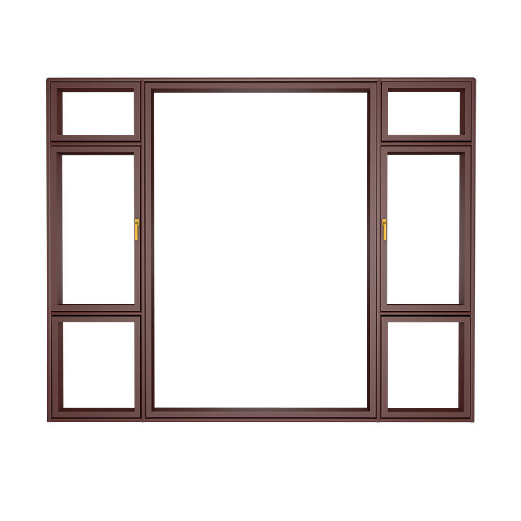 Ventanas de doble capa con 5 27A 55 9A 5 12A 5 vidrio y nivel 8 de estanqueidad al aire