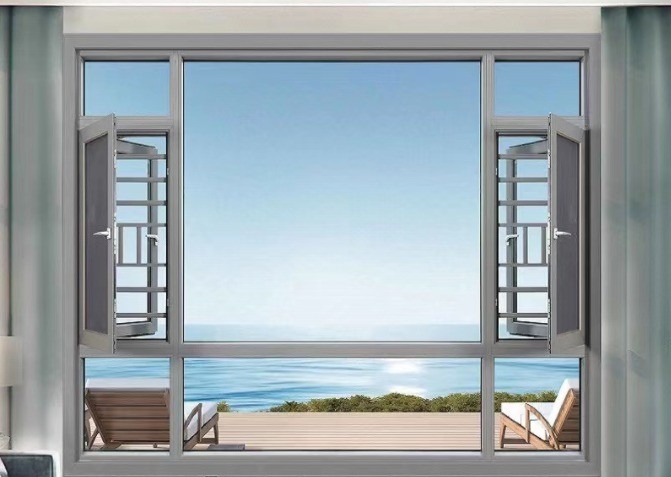 Ventanas de doble capa con 5 27A 55 9A 5 12A 5 vidrio y nivel 8 de estanqueidad al aire