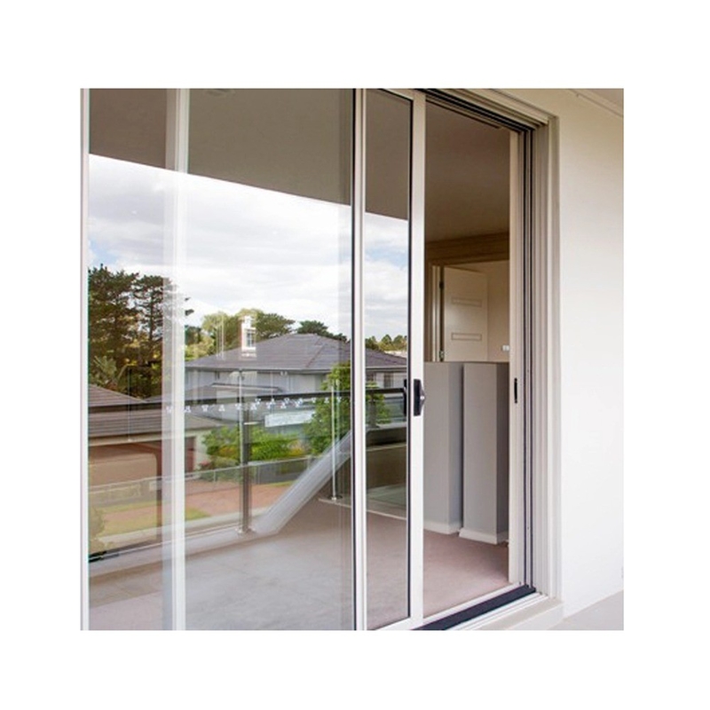 Puerta corredera de vidrio de aluminio para duchas interiores de marco estrecho modernizadas