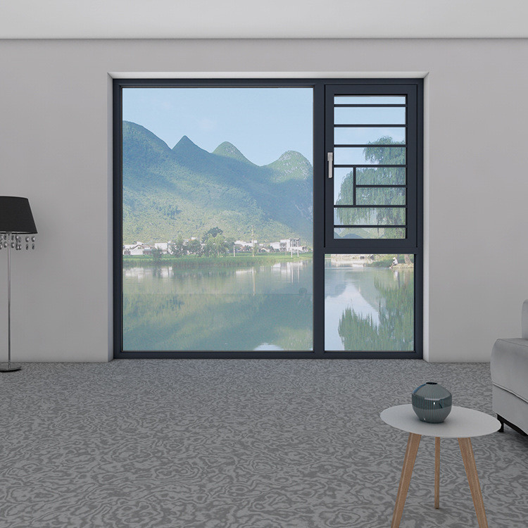 Ventanas de aluminio de casado residencial moderno con sellado de 8 vías y malla de acero inoxidable 304
