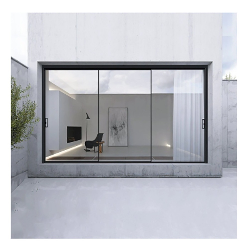 Diseño minimalista Puerta doble corredera Solución de SKATE para oficinas y espacios residenciales