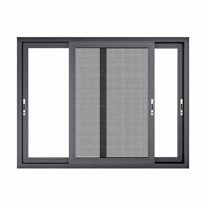 Ventana corredera de la serie SKATE 85 Ventana de vidrio pequeño de aluminio para una estanqueidad de aire duradera