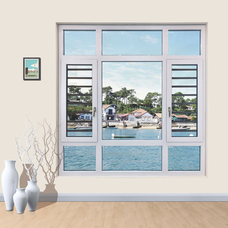 Ventanas con ventana de cama con resistencia a la presión del viento Nivel 9 de la ventana de diseño original