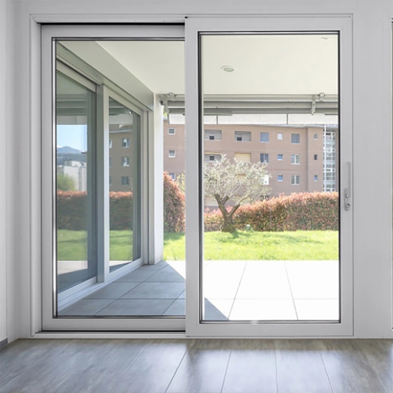 Puertas correderas de 70 mm de ancho, a prueba de huracanes, de alta energía, de aluminio y puertas correderas
