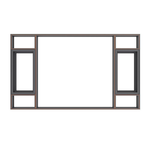 Diseño personalizado Ventanas de revestimiento horizontal Precios asequibles para uso comercial y residencial