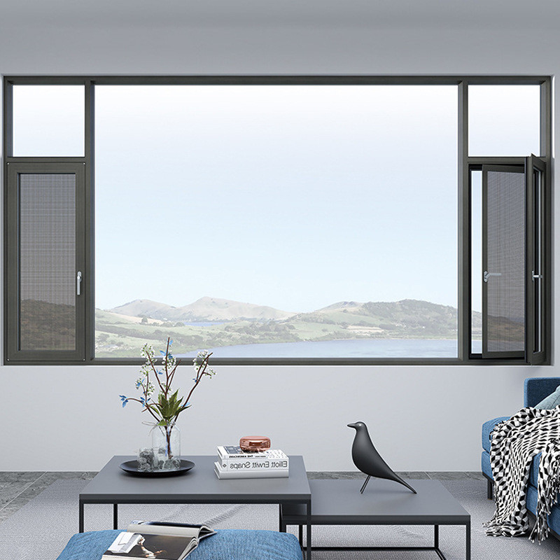 Diseño personalizado Ventanas de revestimiento horizontal Precios asequibles para uso comercial y residencial