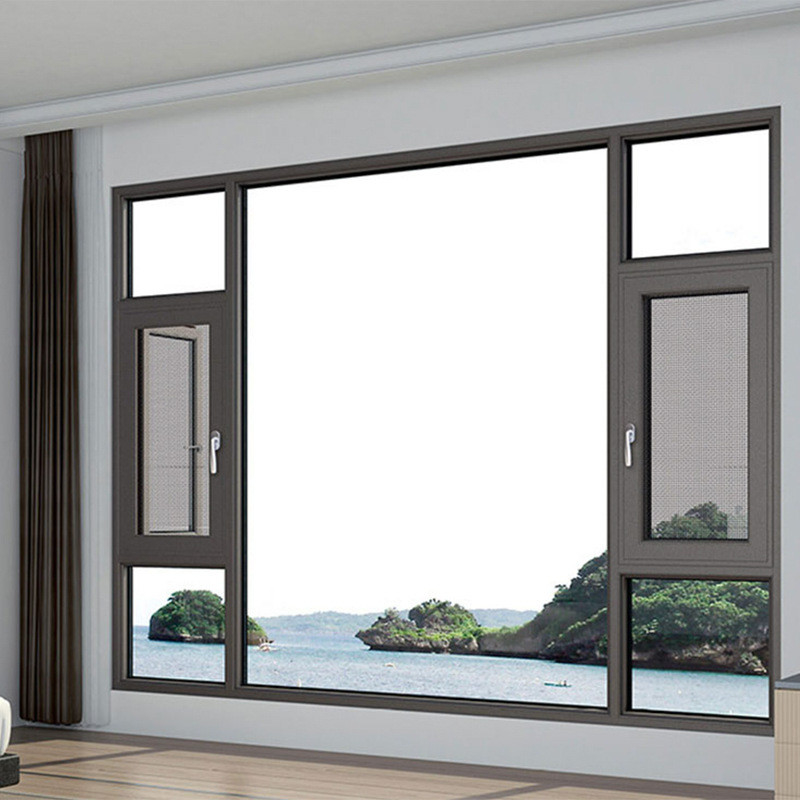 Diseño personalizado Ventanas de revestimiento horizontal Precios asequibles para uso comercial y residencial