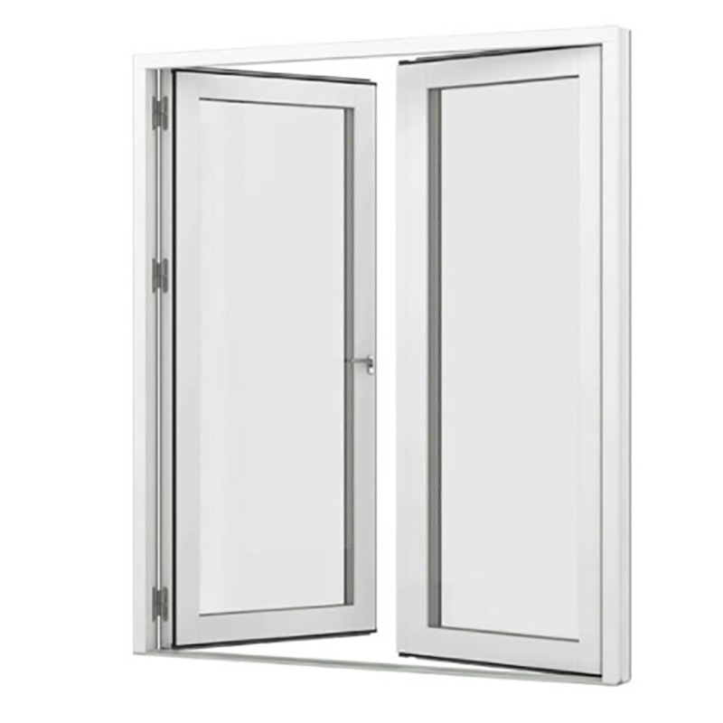 10 capas de sellado Patinaje exterior de corte térmico francés Puertas de revestimiento con marco de aluminio