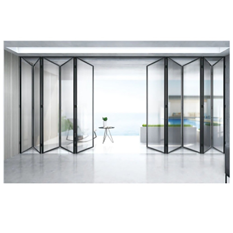 10 capas de sellado Puerta plegable de estilo moderno para necesidades de producción estandarizadas