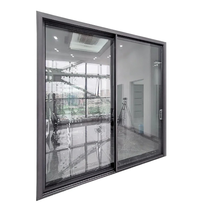 10 capas de sellado Puerta corredera de aluminio ISO9001 Certificada para la capacidad de producción
