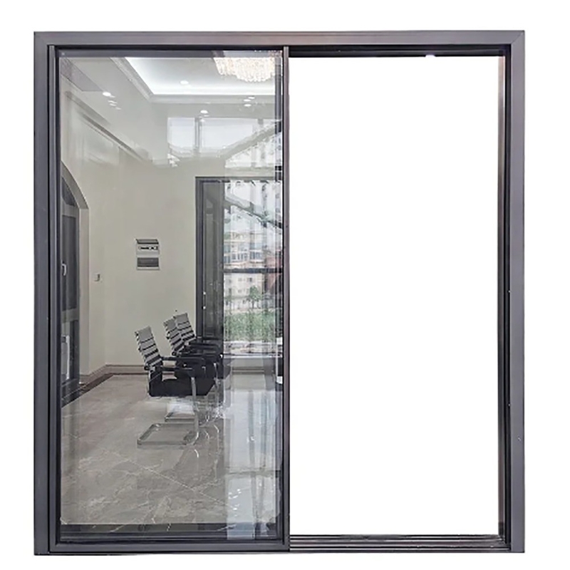 10 capas de sellado Puerta corredera de aluminio ISO9001 Certificada para la capacidad de producción