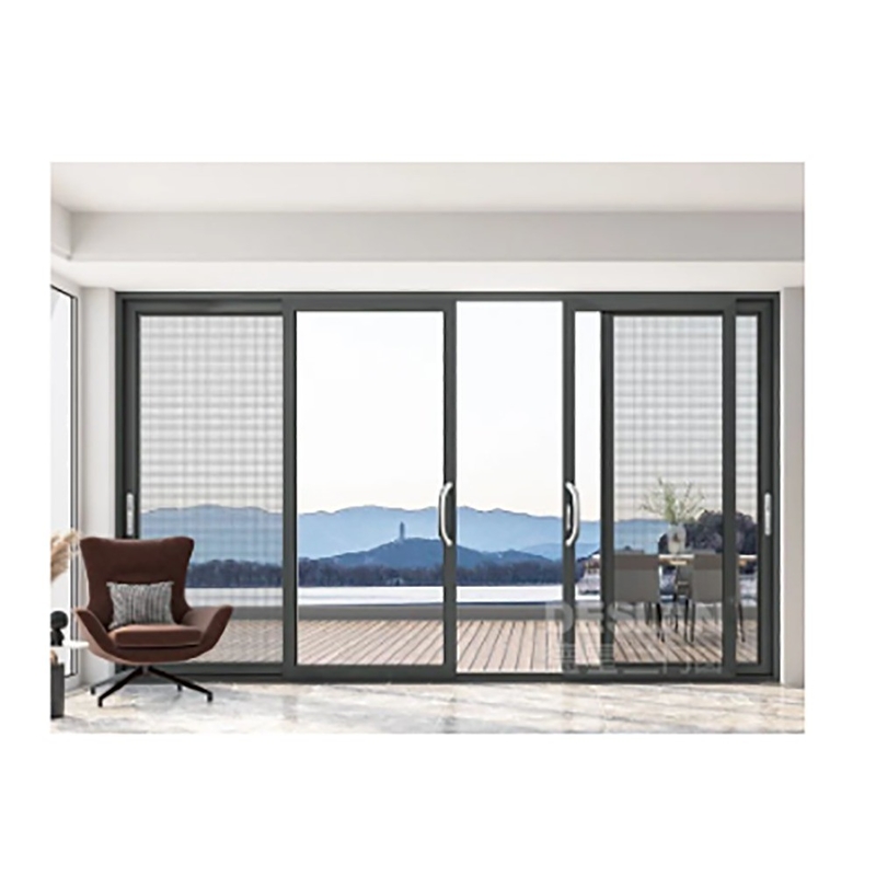 10 capas de sellado Puertas de revestimiento de aleación de aluminio acabado para solución de fachada personalizada