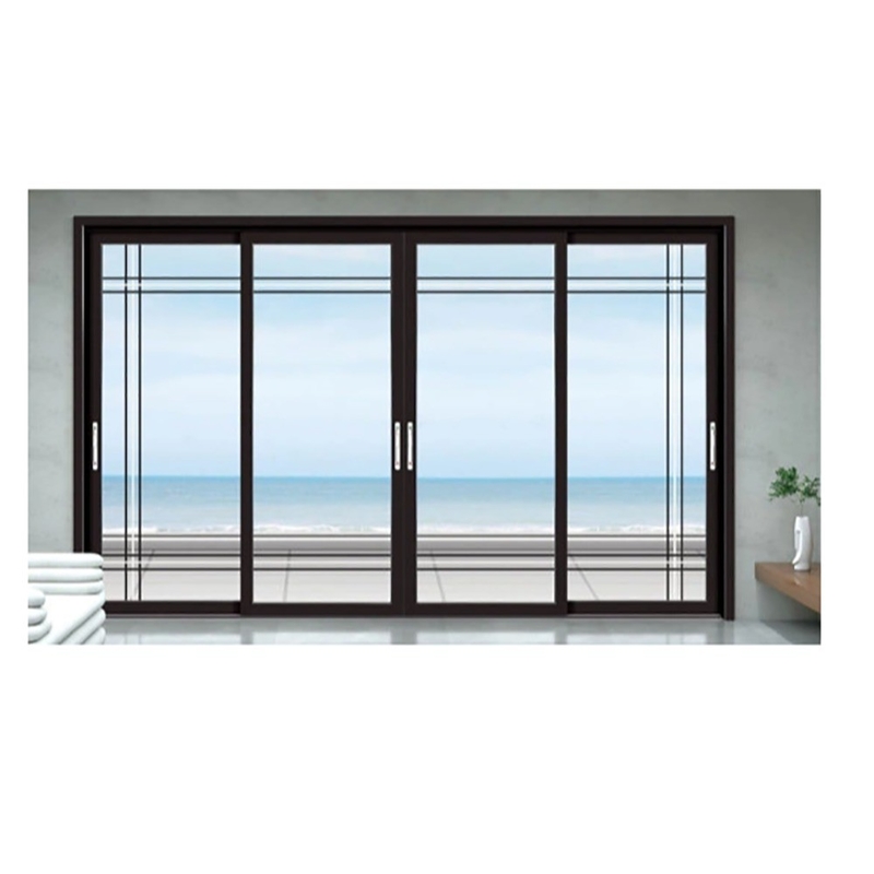 Puertas correderas de aleación de aluminio de estilo minimalista para el entorno exterior
