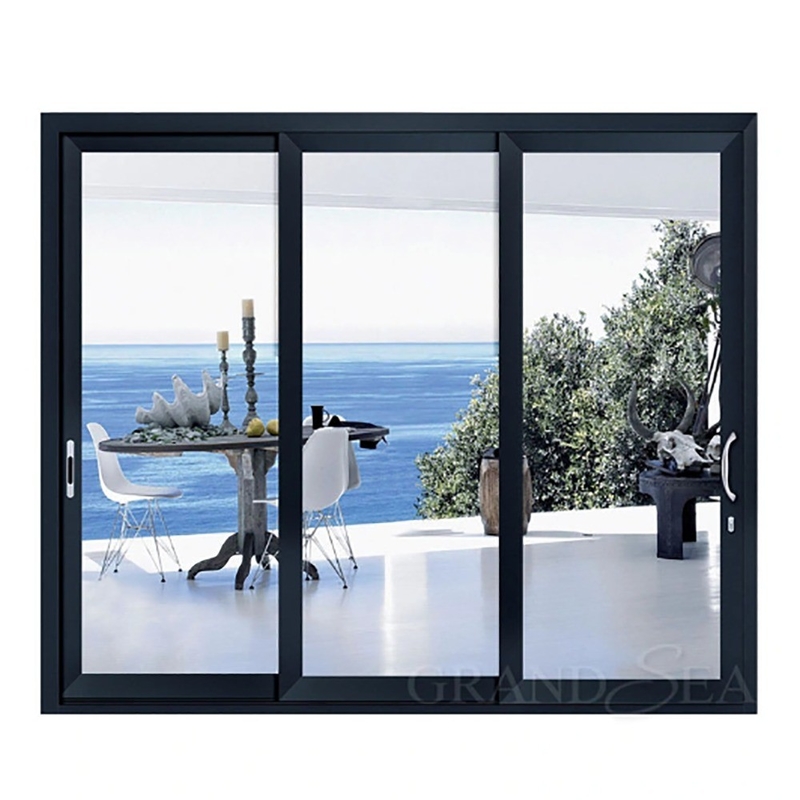 Puertas correderas de aleación de aluminio de estilo minimalista para el entorno exterior