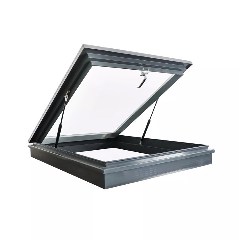 Nivel 8 de estanqueidad al aire Ventana de techo de claraboya de aleación de aluminio para resistir el viento y la lluvia