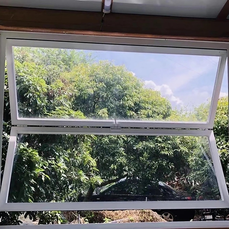 Ventanas de aluminio de doble doble con espesor de pared de aluminio de 1,4 mm y anchura de marco de ventana de 70 mm