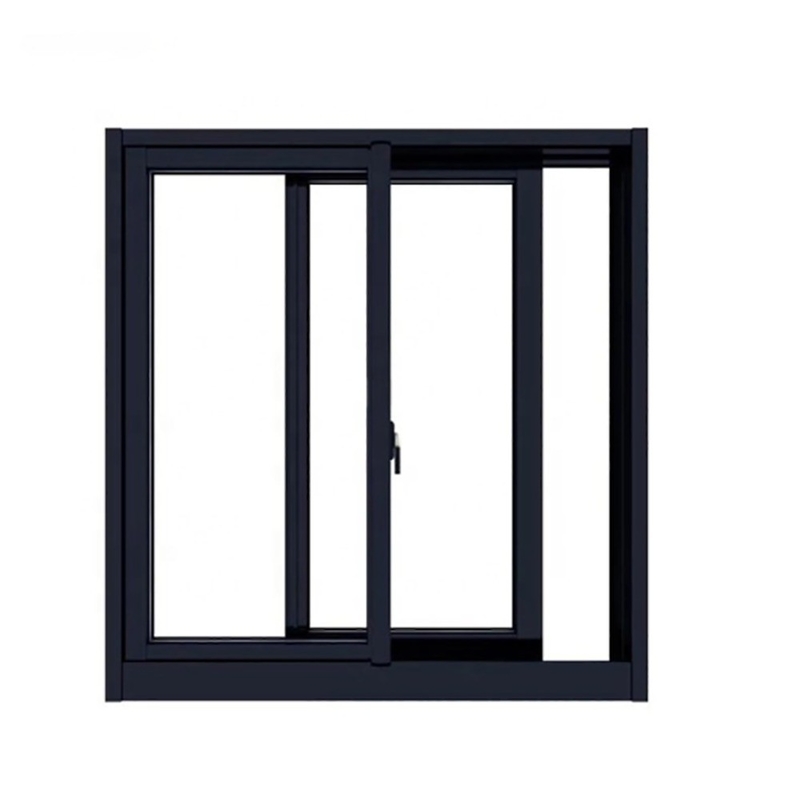 Últimas ventanas correderas de aluminio de diseño con 1.1W/ (m2·K) Rendimiento de aislamiento térmico para casa y oficina