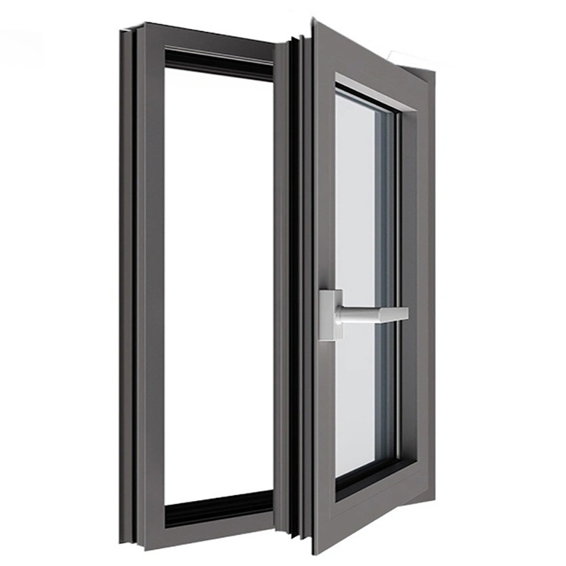 Ventanas de vidrio de revestimiento francés con malla de acero inoxidable 304 y hardware original SKATE