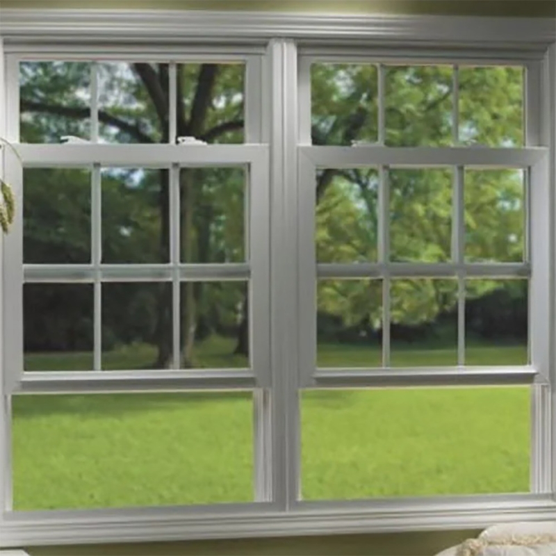 Ventanas dobles colgadas con 5 27A 55 9A 5 12A 5 vidrio y malla de pantalla de acero inoxidable