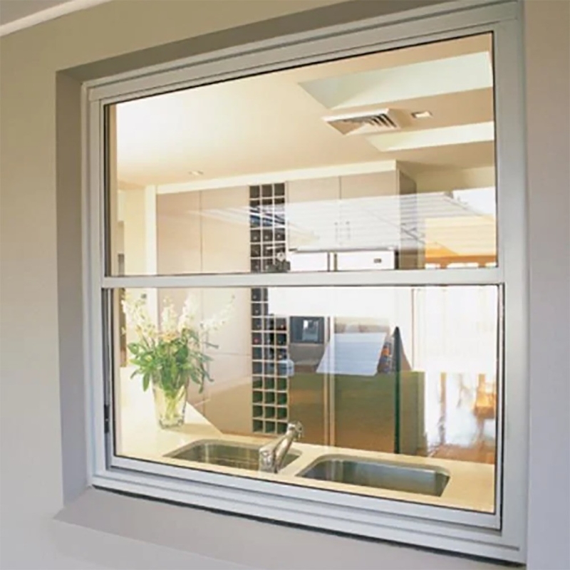 Ventanas dobles colgadas con 5 27A 55 9A 5 12A 5 vidrio y malla de pantalla de acero inoxidable