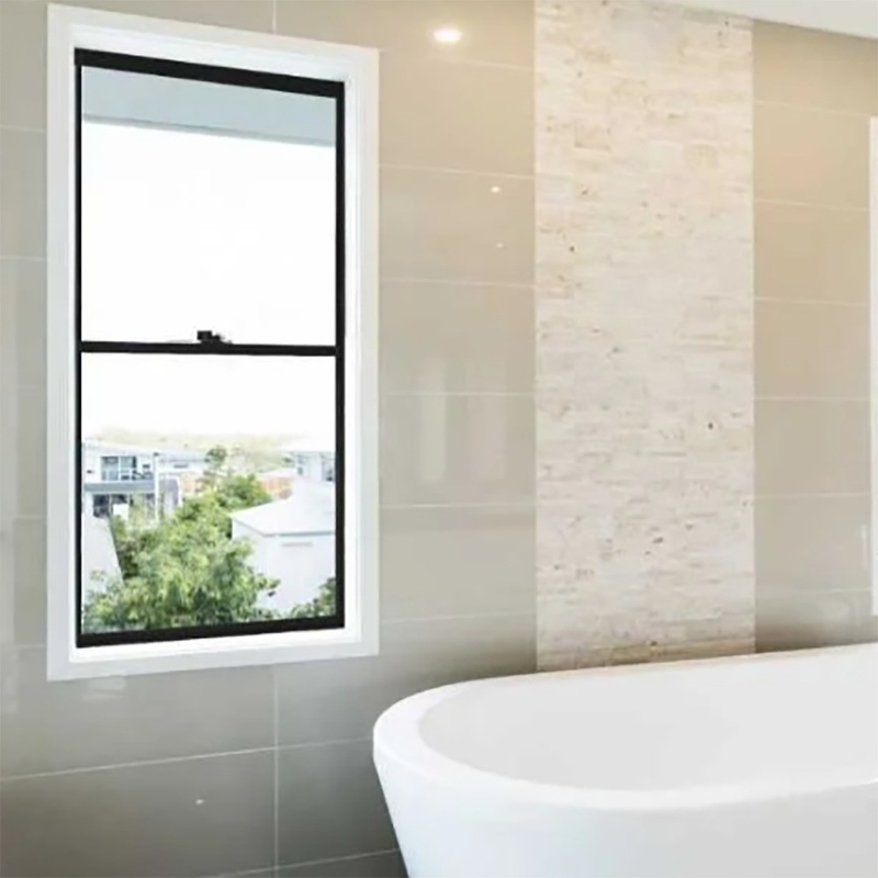Ventanas dobles colgadas con 5 27A 55 9A 5 12A 5 vidrio y malla de pantalla de acero inoxidable