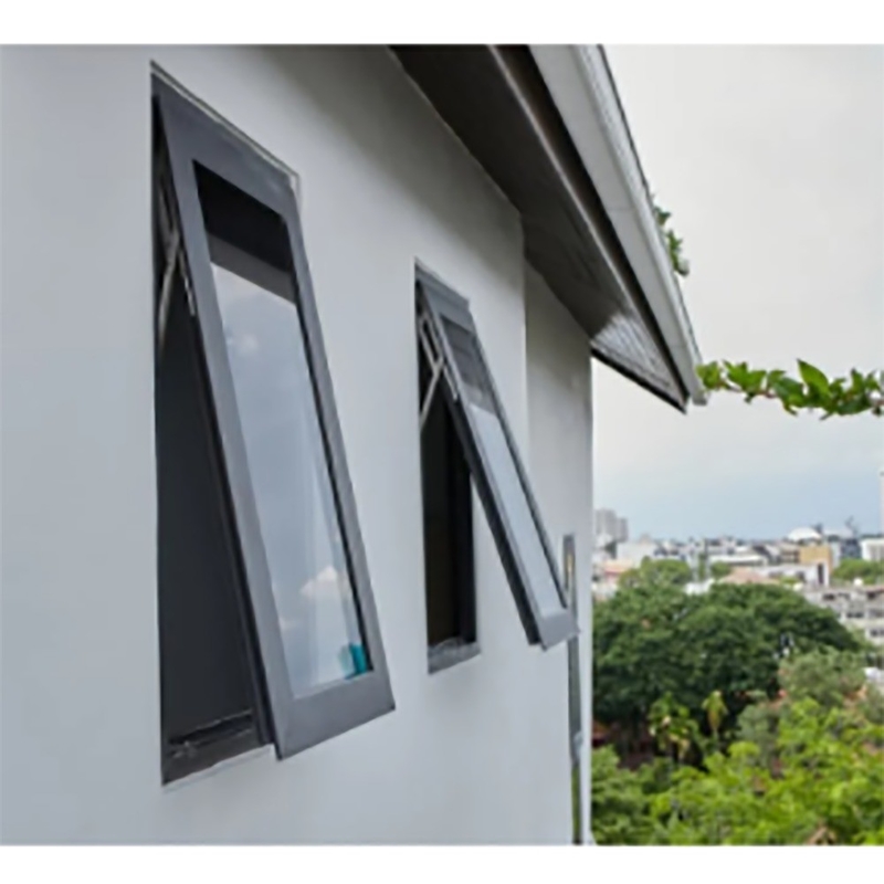 Skate colores personalizados de revestimiento en polvo de aluminio Awning Ventana con superior estanqueidad al agua