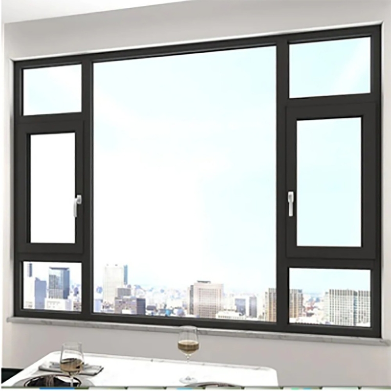 Consulta de estanqueidad de aire de nivel 8 para ventanas de cascada de ruptura térmica en diseño moderno