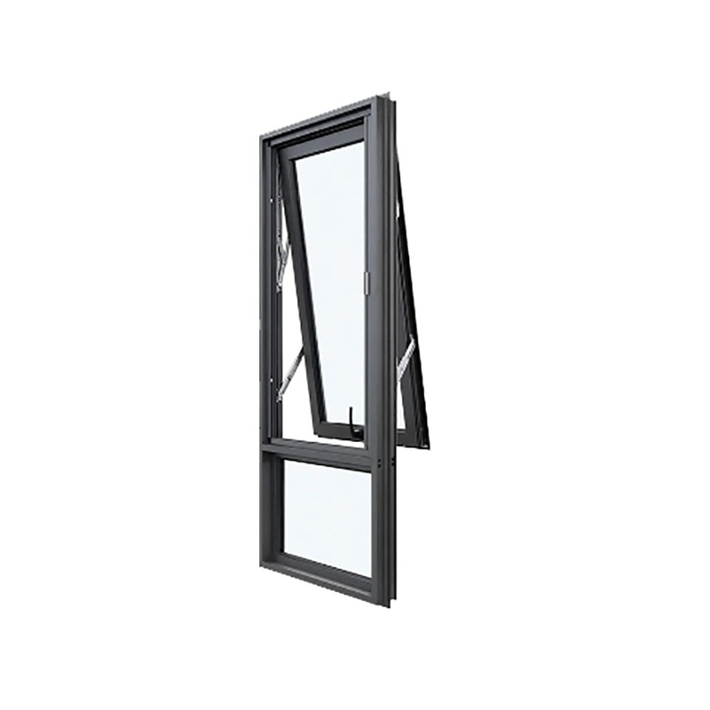 Nivel 9 Resistencia a la presión del viento Ventanas colgantes de aluminio colgantes para proyectos de diseño personalizados