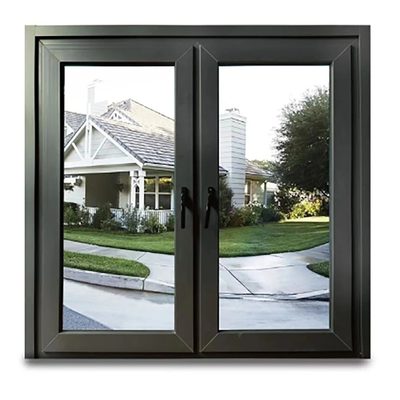 Ventanas correderas de aleación de aluminio de sello de 8 vías para decoración de fachadas de cortinas colgantes