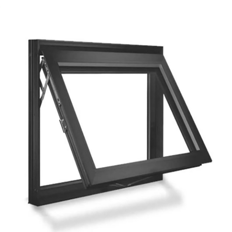 Nivel 8 de estanqueidad al aire Ventanas de toldo de aleación de aluminio de estilo europeo para proyectos comerciales
