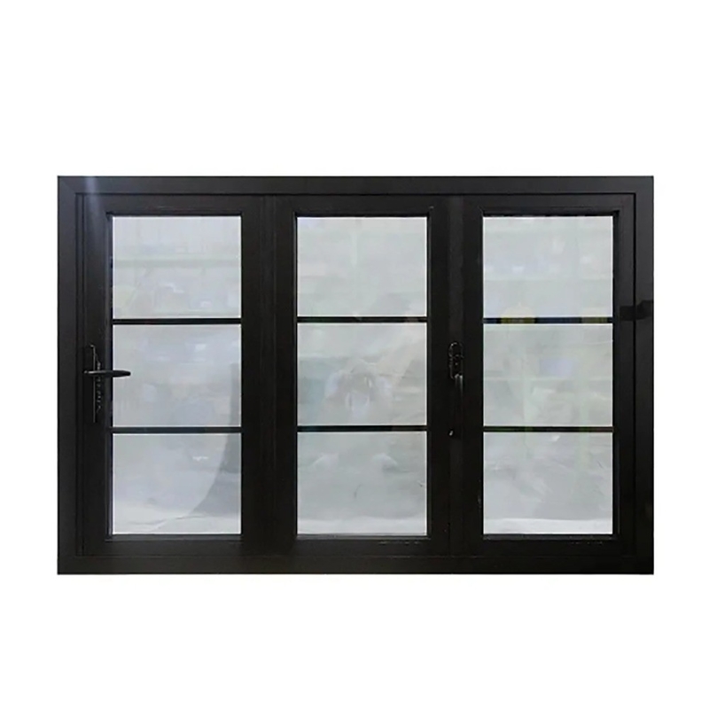 Aluminio de aleación de ventanas bi-plegables insonorizadas y resistentes a la presión del viento para distribuidores