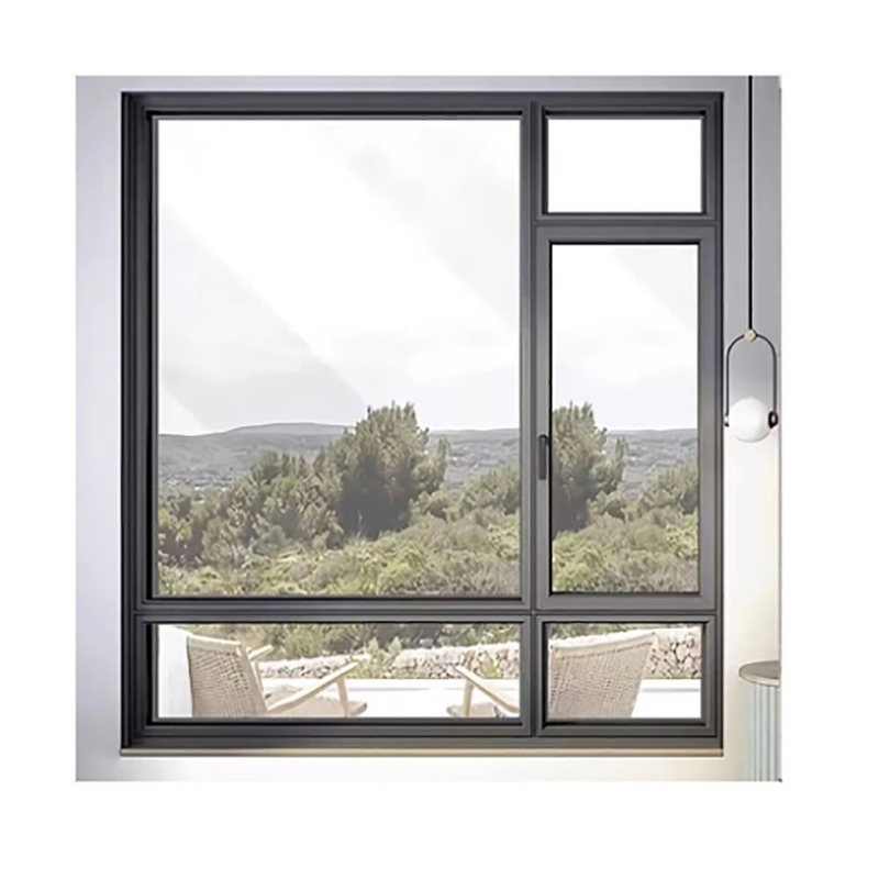 Ventanas corredizas de aluminio de tipo cortina colgante de alta estanqueidad al aire