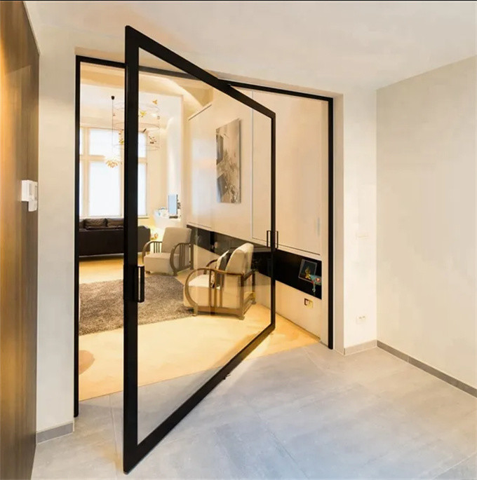 Puertas giratorias de diseño moderno Solución ideal para espacios residenciales y comerciales