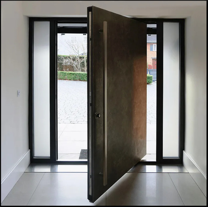 Puertas giratorias de diseño moderno Solución ideal para espacios residenciales y comerciales